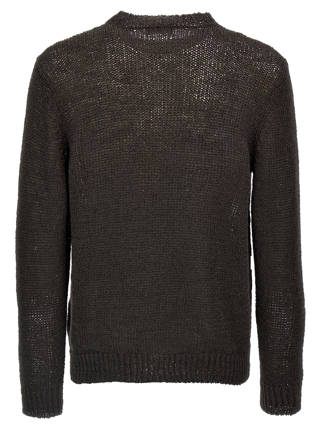 Roberto Collina Brown Linen Cardigan