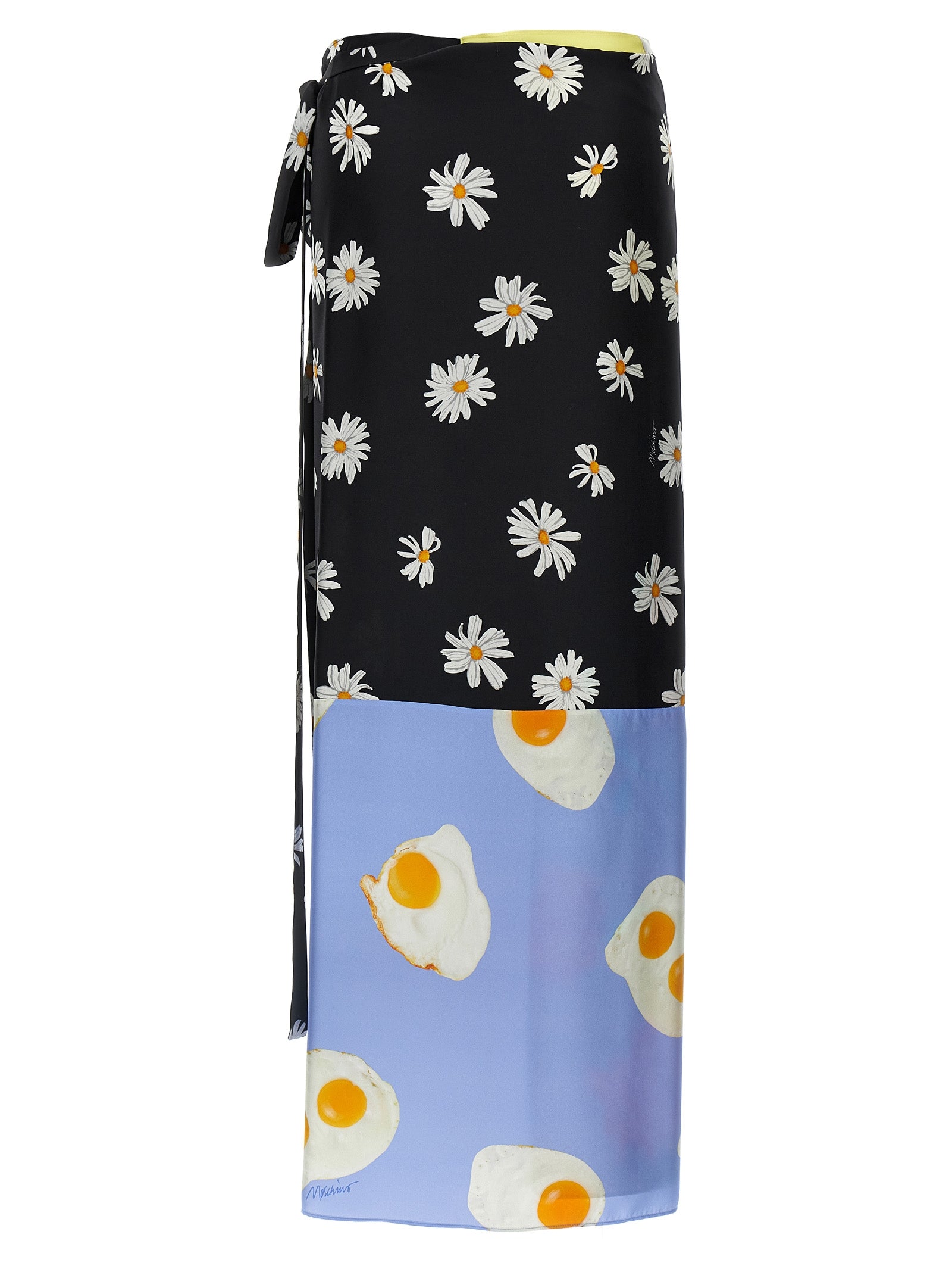 Moschino Multicolor Silk Mini Skirt