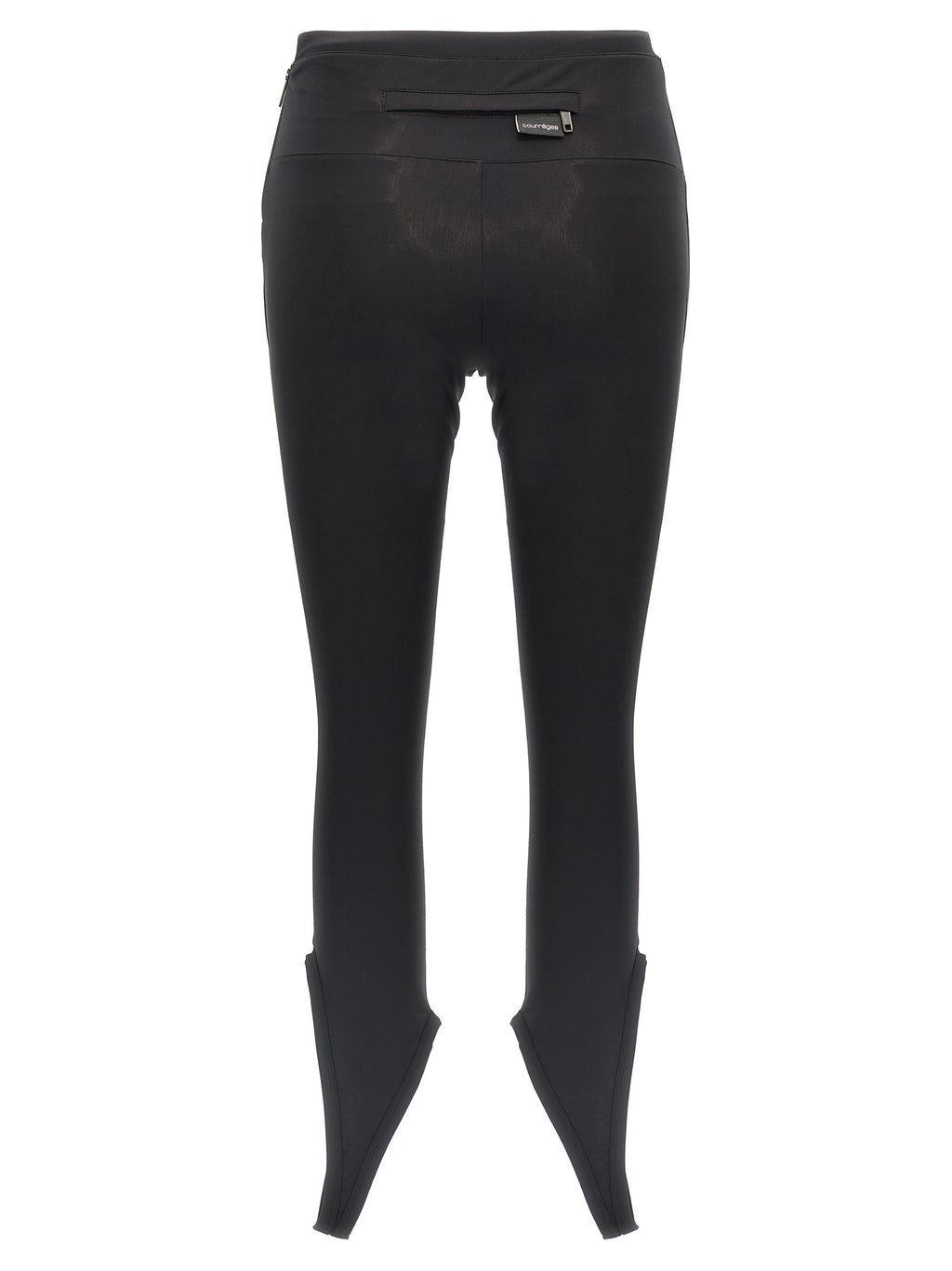 Courrèges Black Polyamide Leggings