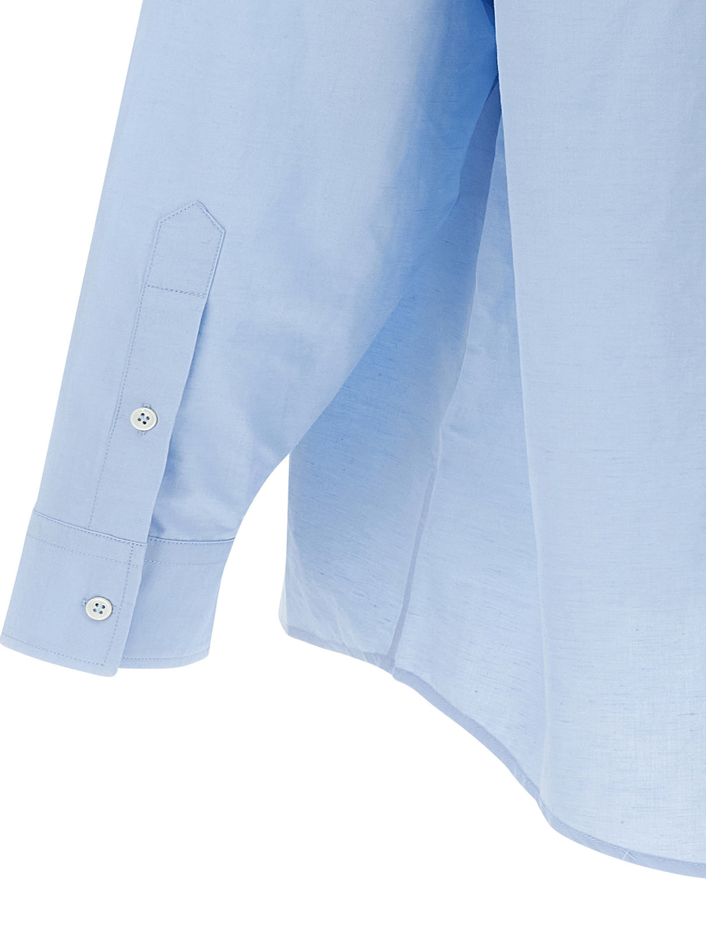 J.W.Anderson Blue Linen Blouse