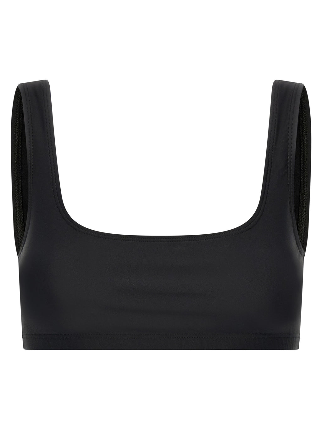 The Andamane Black Polyamide Tank Tops