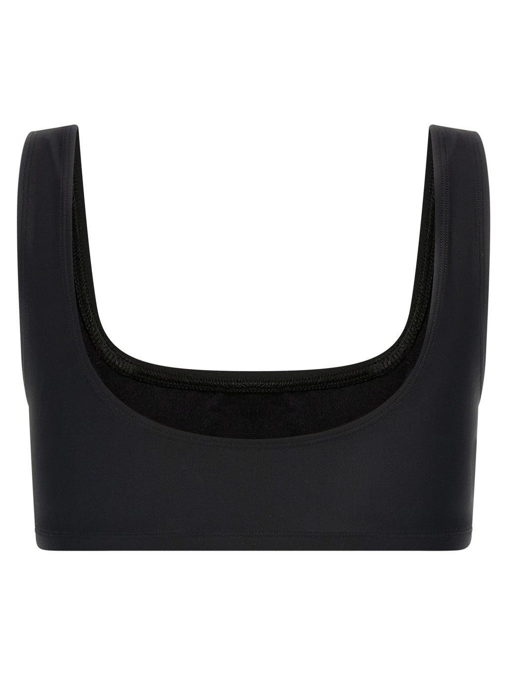 The Andamane Black Polyamide Tank Tops
