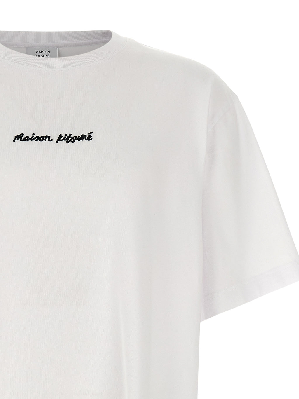 Maison Kitsuné White T-Shirt detail view