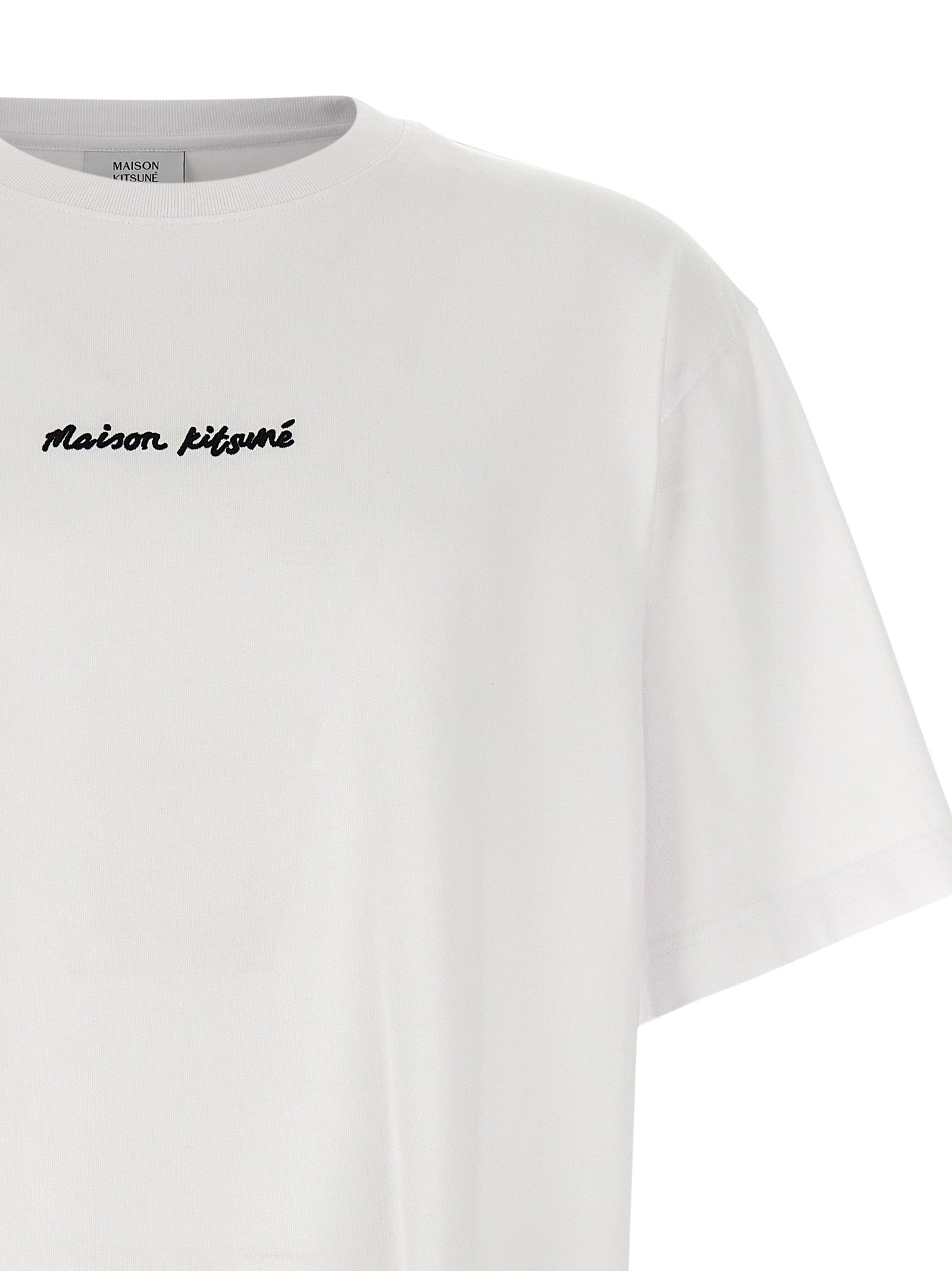 Maison Kitsuné White T-Shirt detail view