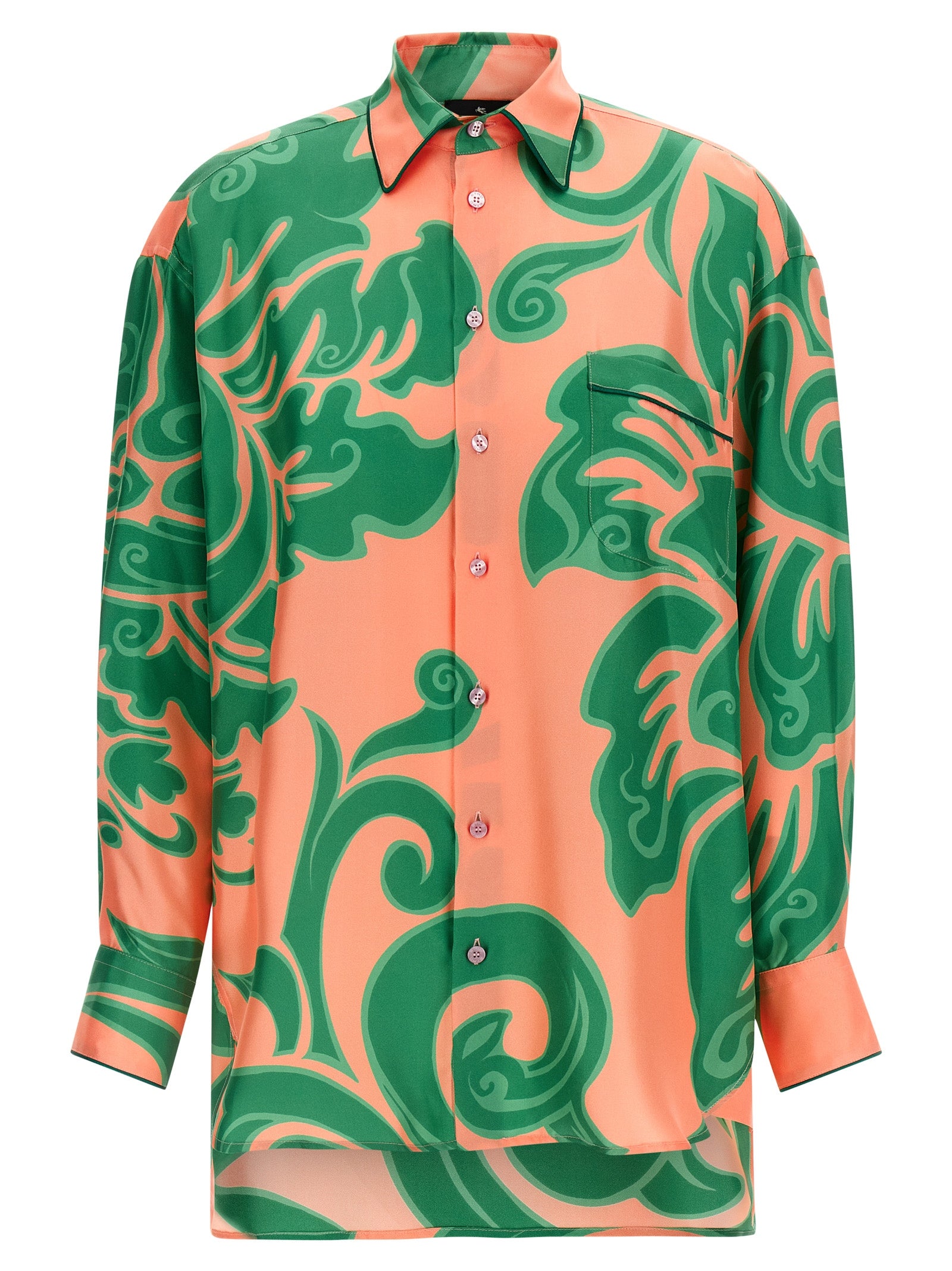 Etro Multicolor Silk Blouse
