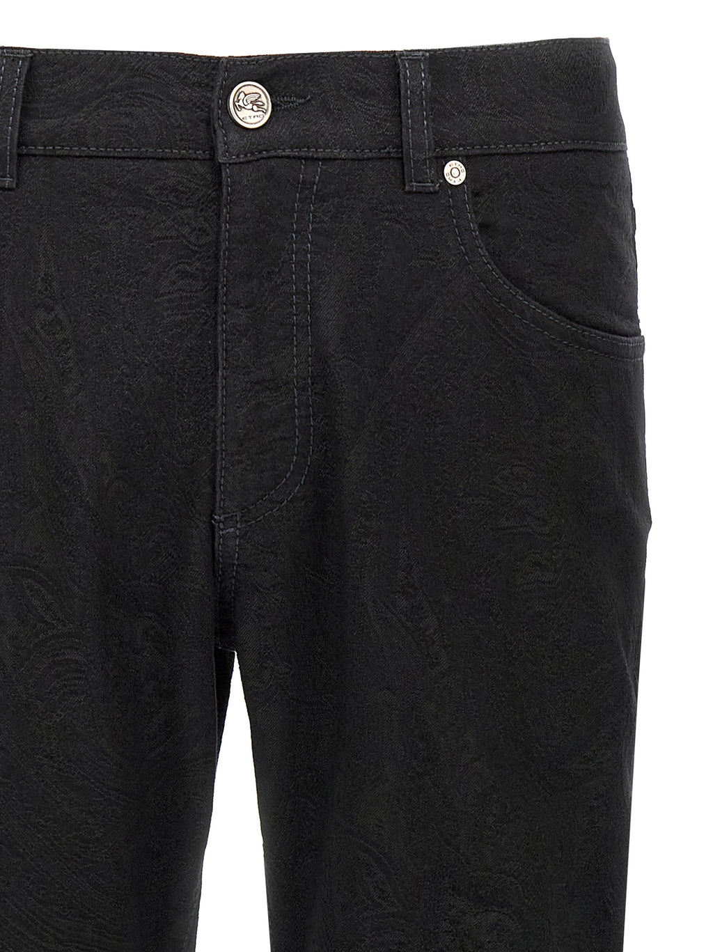 Etro Black Cotton Jeans Denim