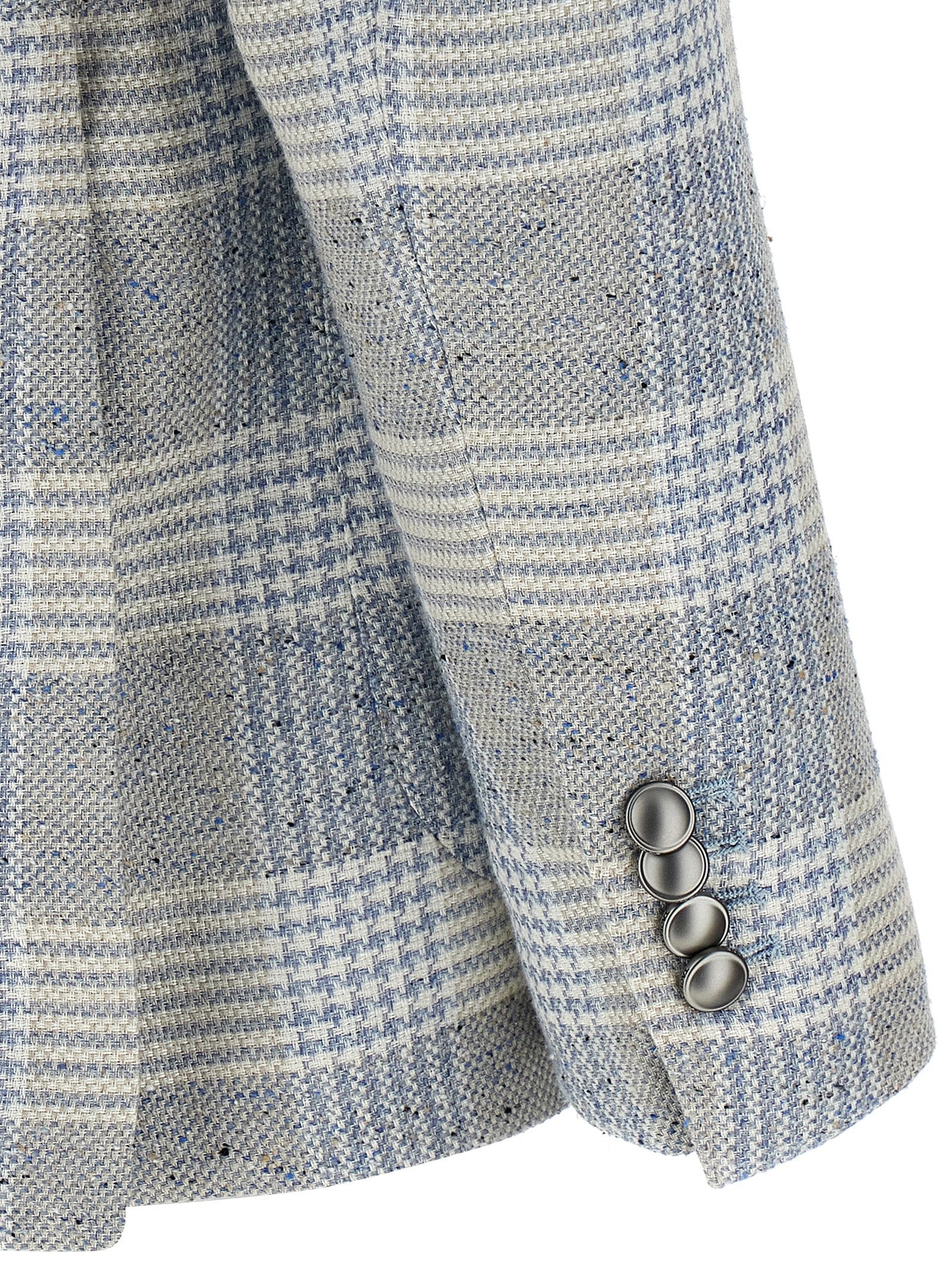 Tagliatore Blue Cotton Blazer
