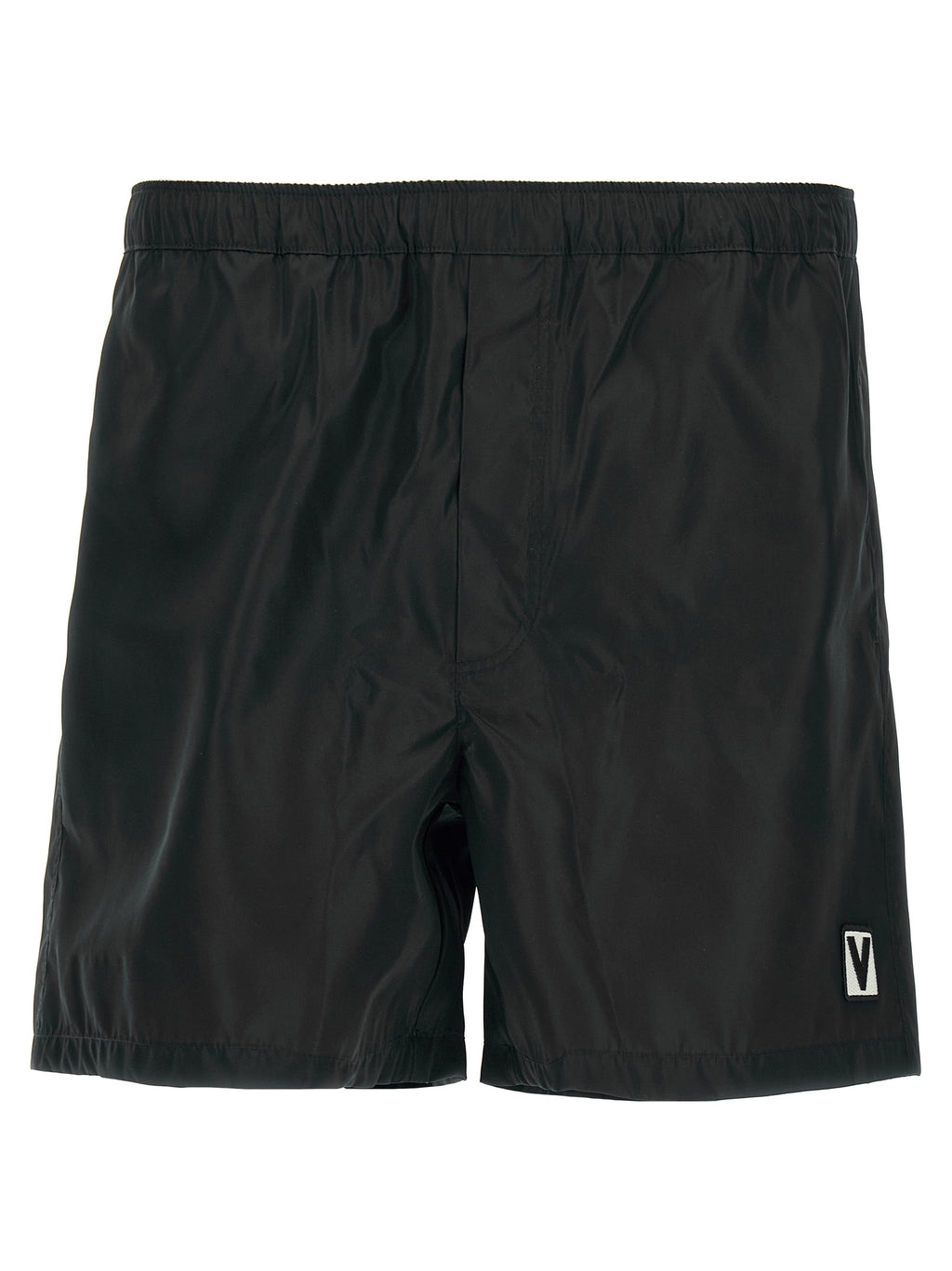Valentino Garavani Black Polyamide Swim Shorts