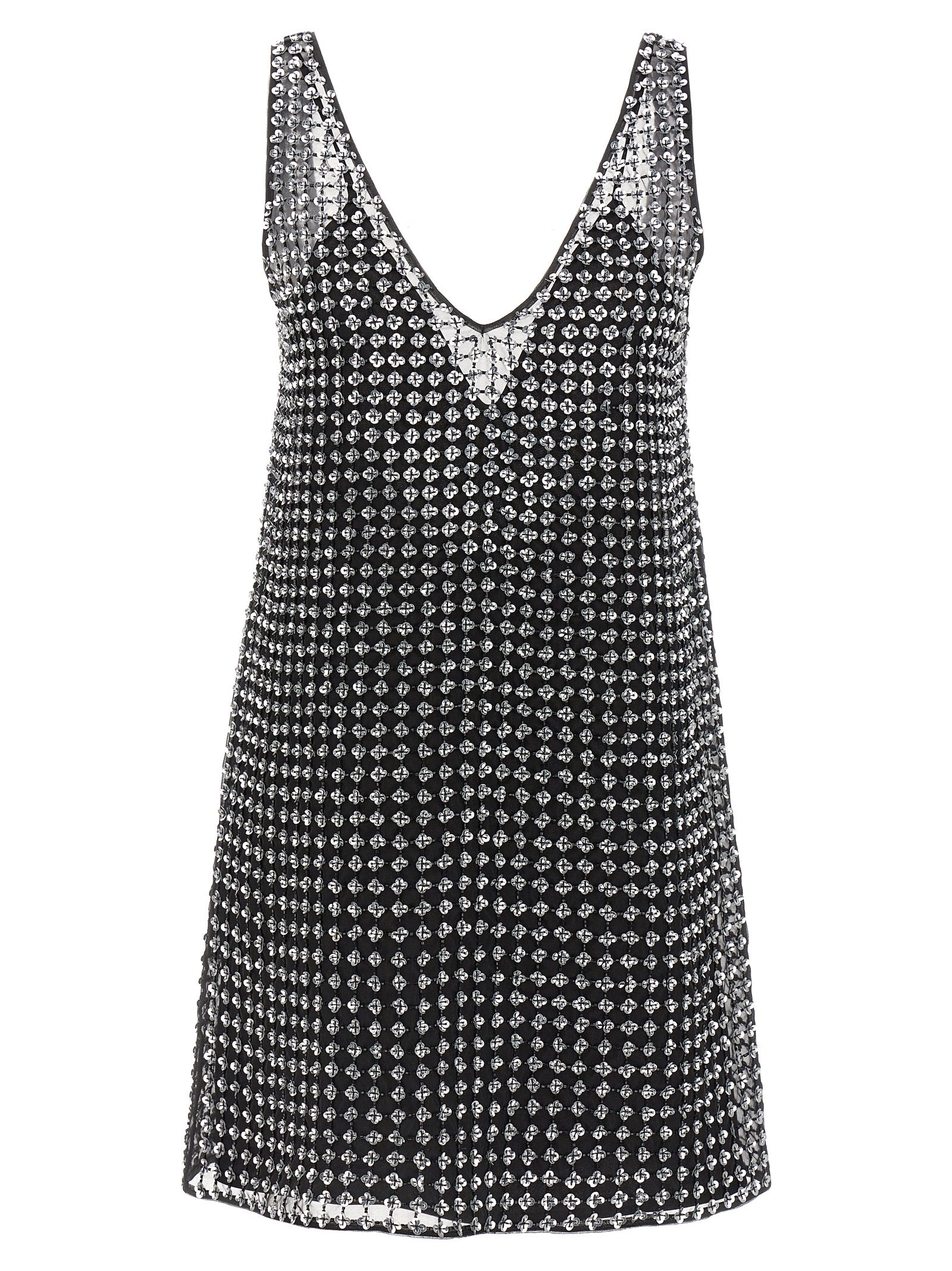 Max Mara Black Silk Short Dress