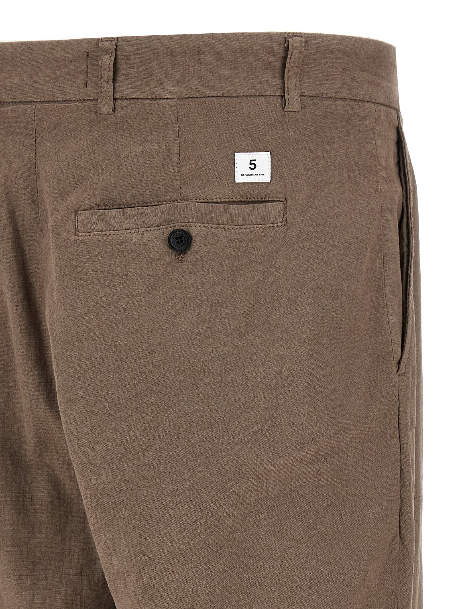 Department 5 Brown Linen Pants