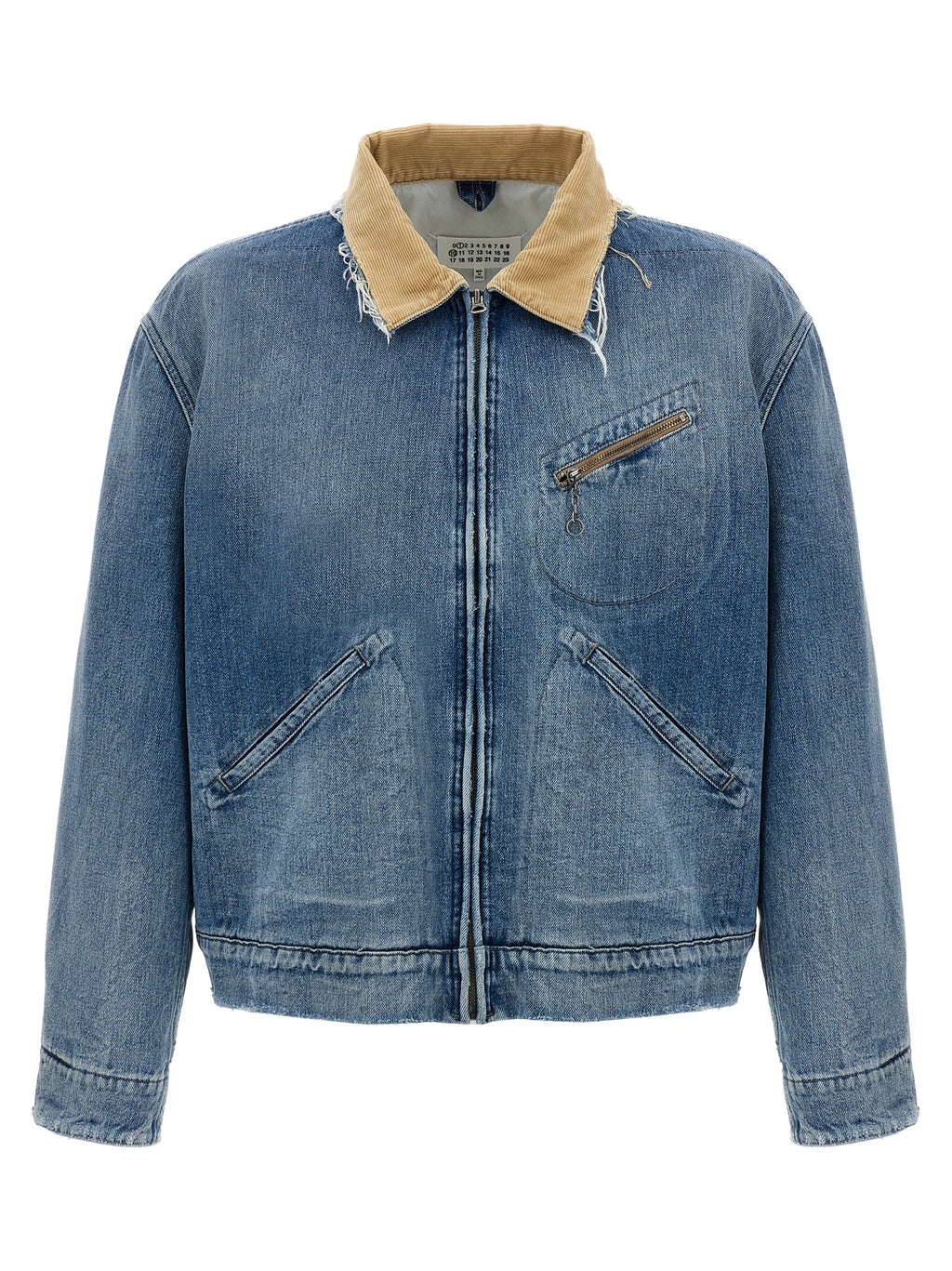 Maison Margiela Blue Cotton Denim Jacket