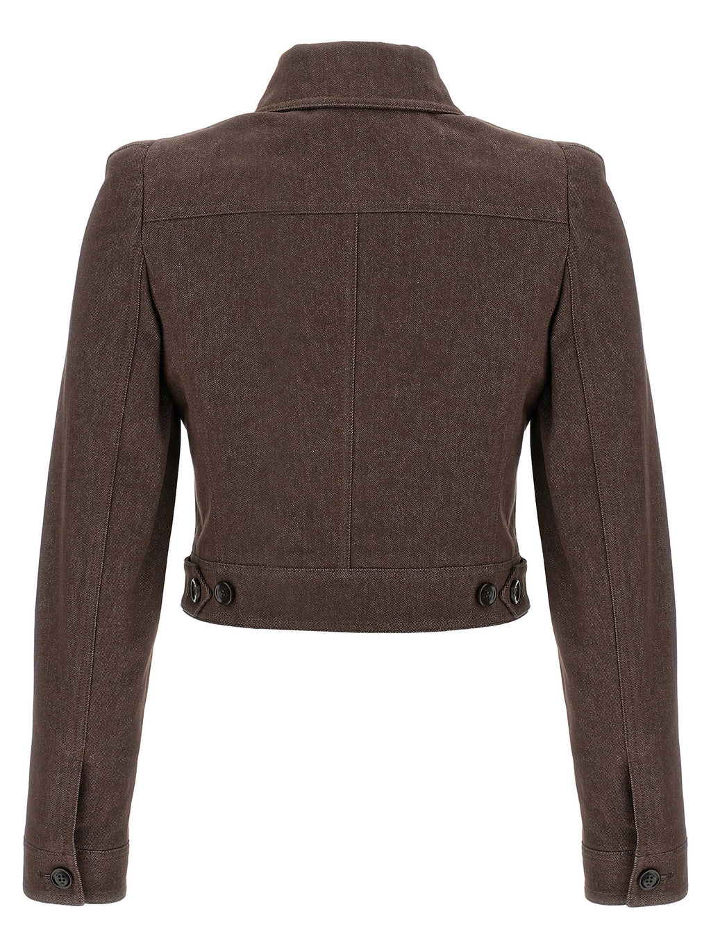 Max Mara Brown Cotton Blazer