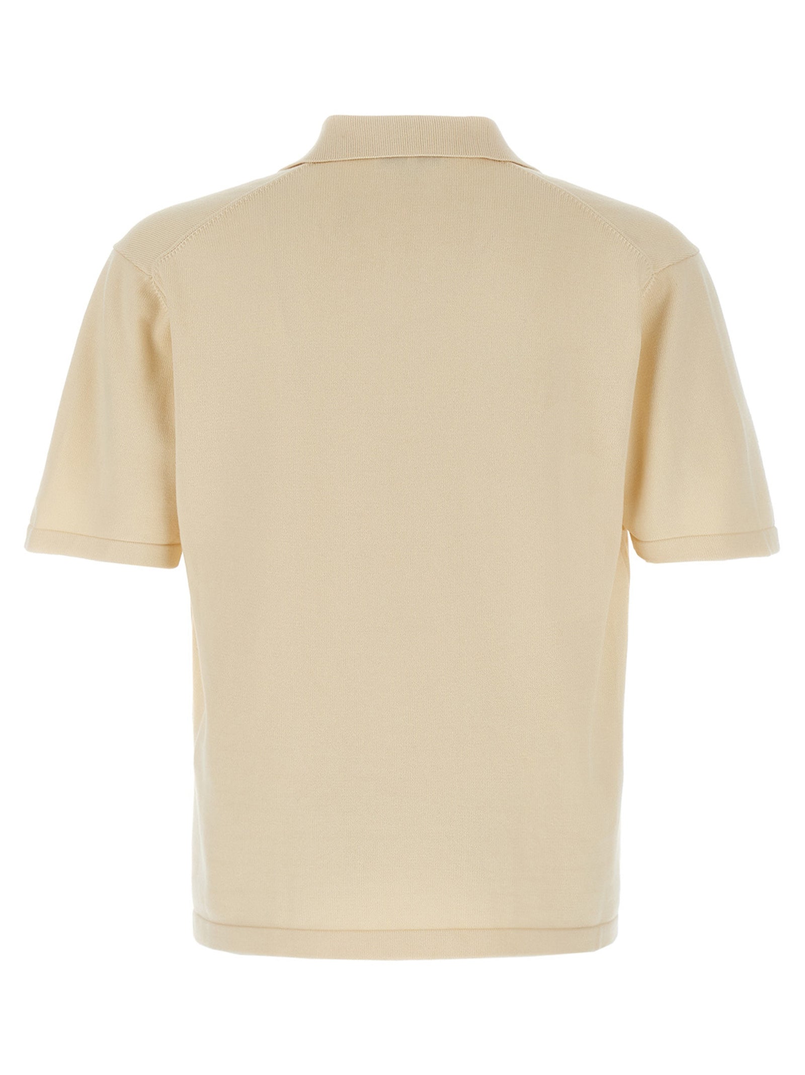 Maison Kitsuné Beige Cotton Polo Shirt