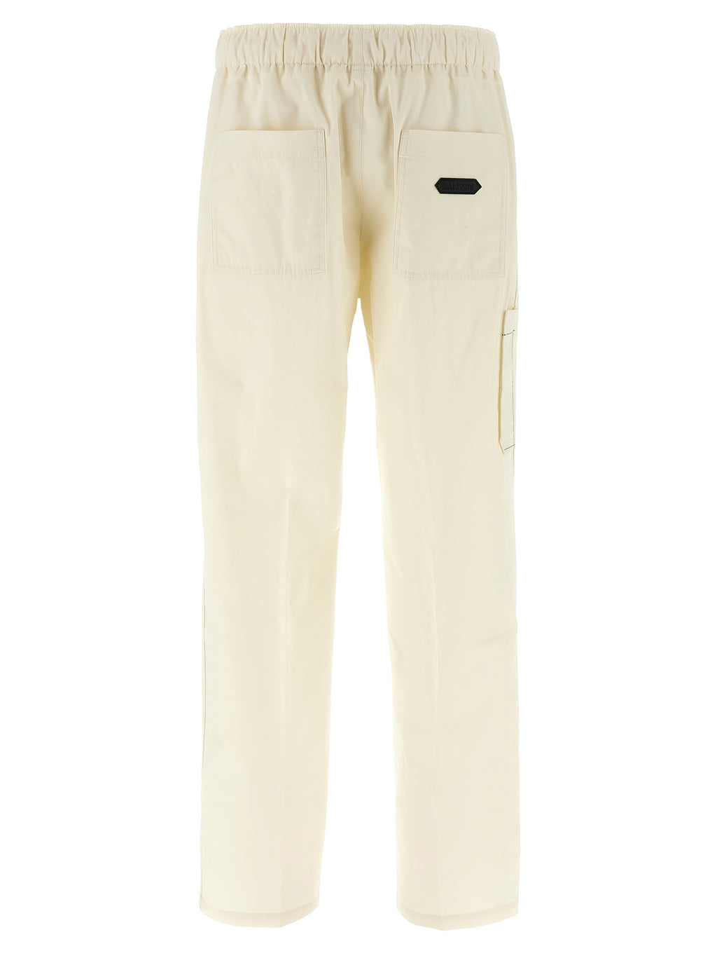 Lanvin White Cotton Casual Pants