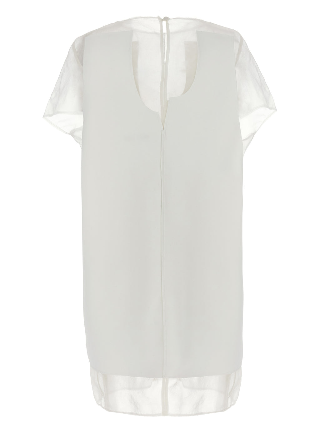 Khaite White Polyester Short Dress