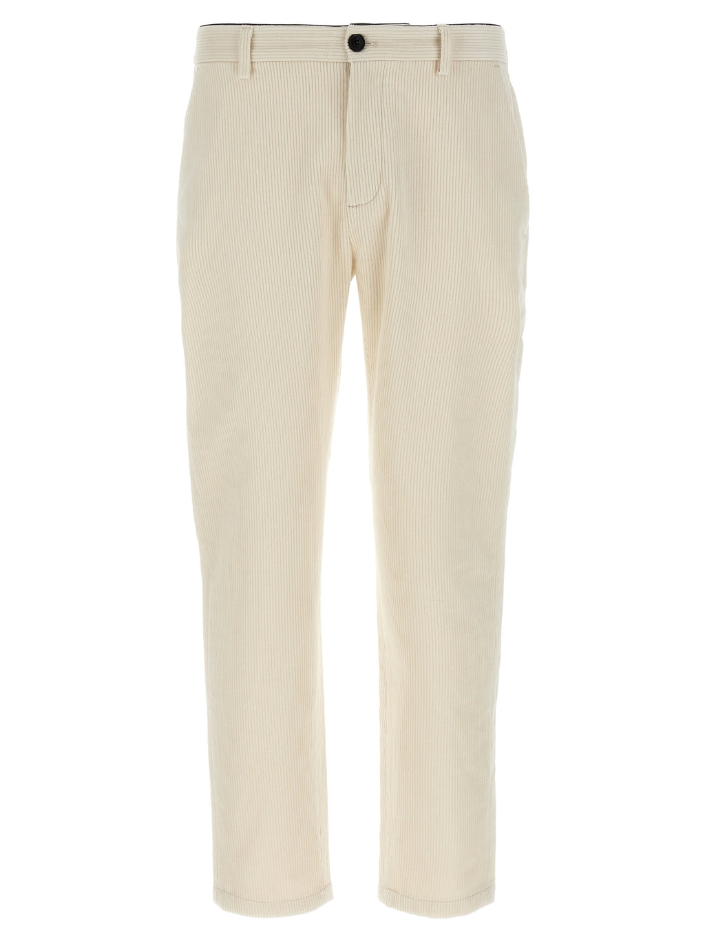 Department 5 White Cotton Chino Pants