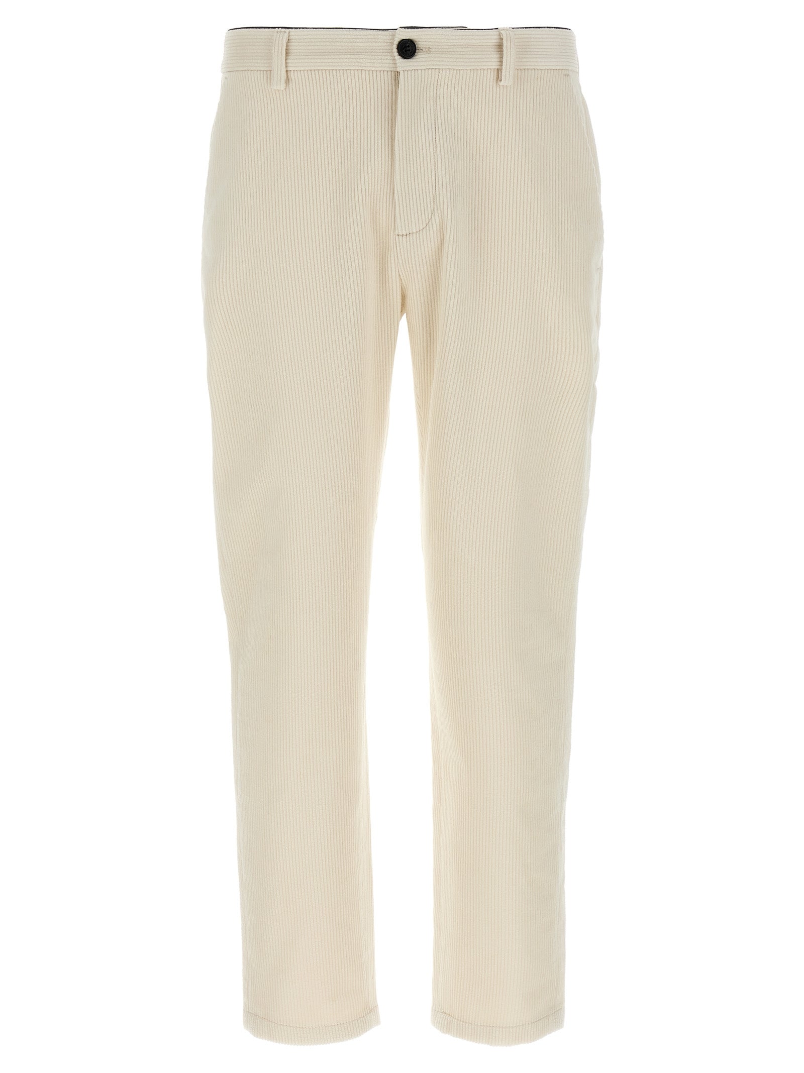 Department 5 White Cotton Chino Pants
