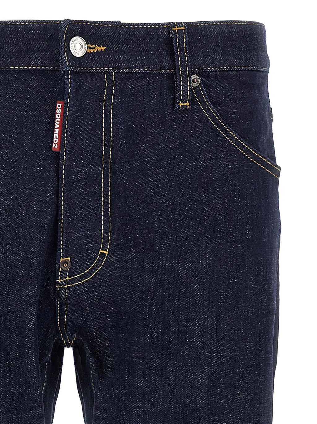 Dsquared² Blue Cotton Slim Fit Jeans