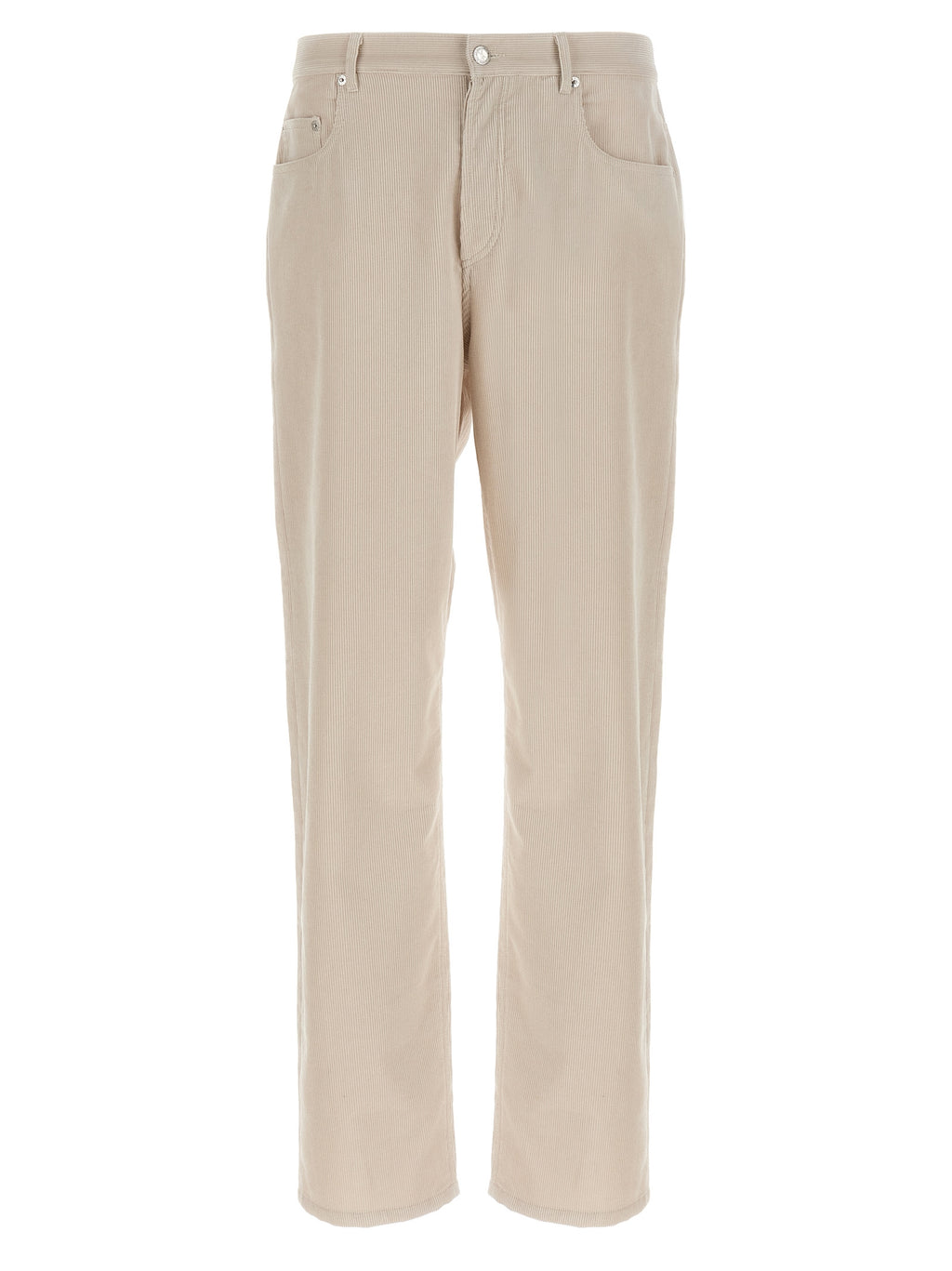 A.P.C. White Cotton Casual Pants