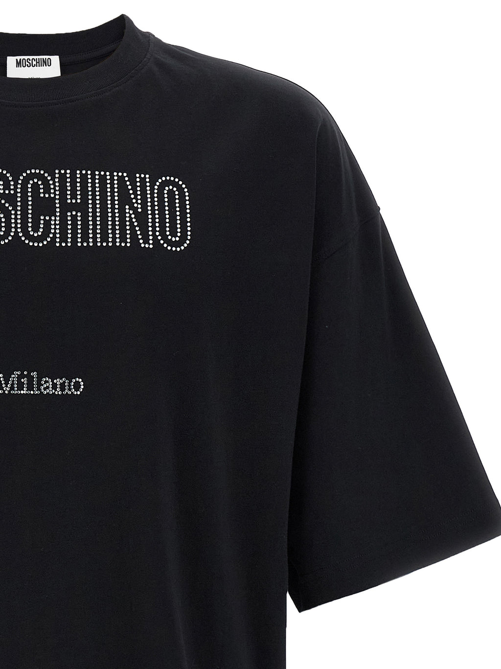 Moschino Black Cotton T-Shirt