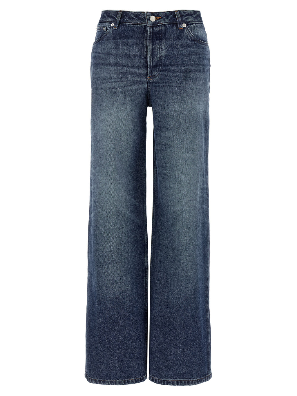 A.P.C. Blue Cotton Jeans Denim