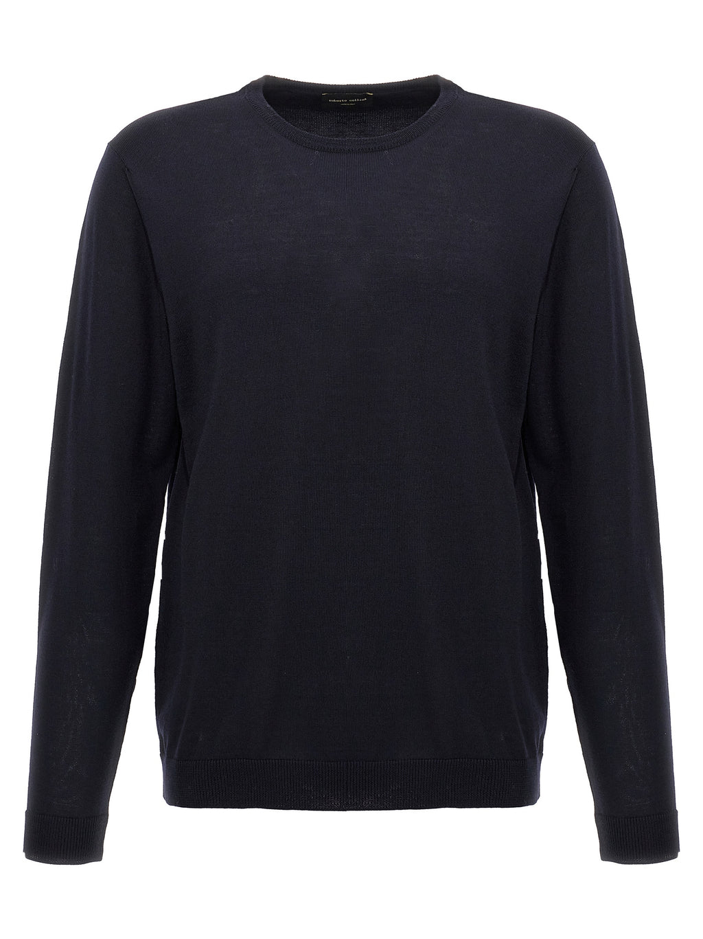 Roberto Collina Blue Merino Wool Cardigan