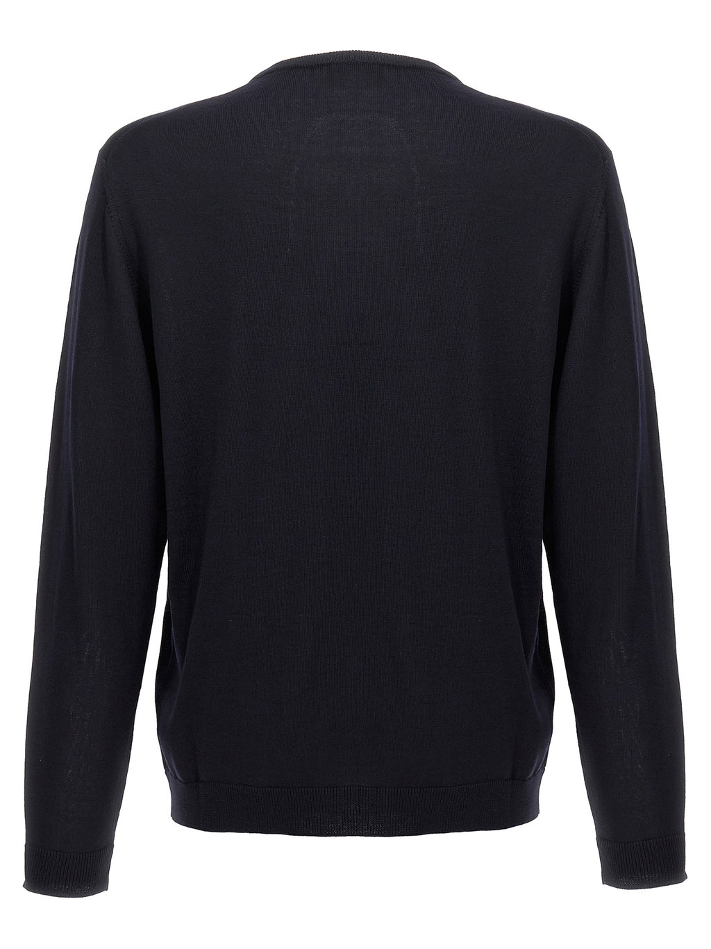 Roberto Collina Blue Merino Wool Cardigan