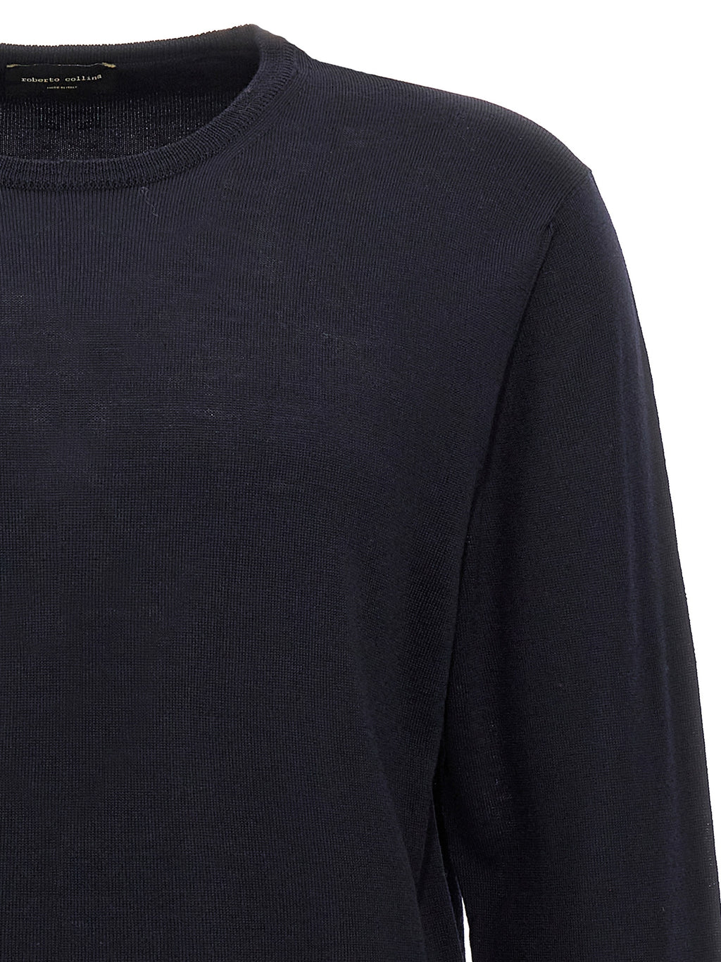 Roberto Collina Blue Merino Wool Cardigan