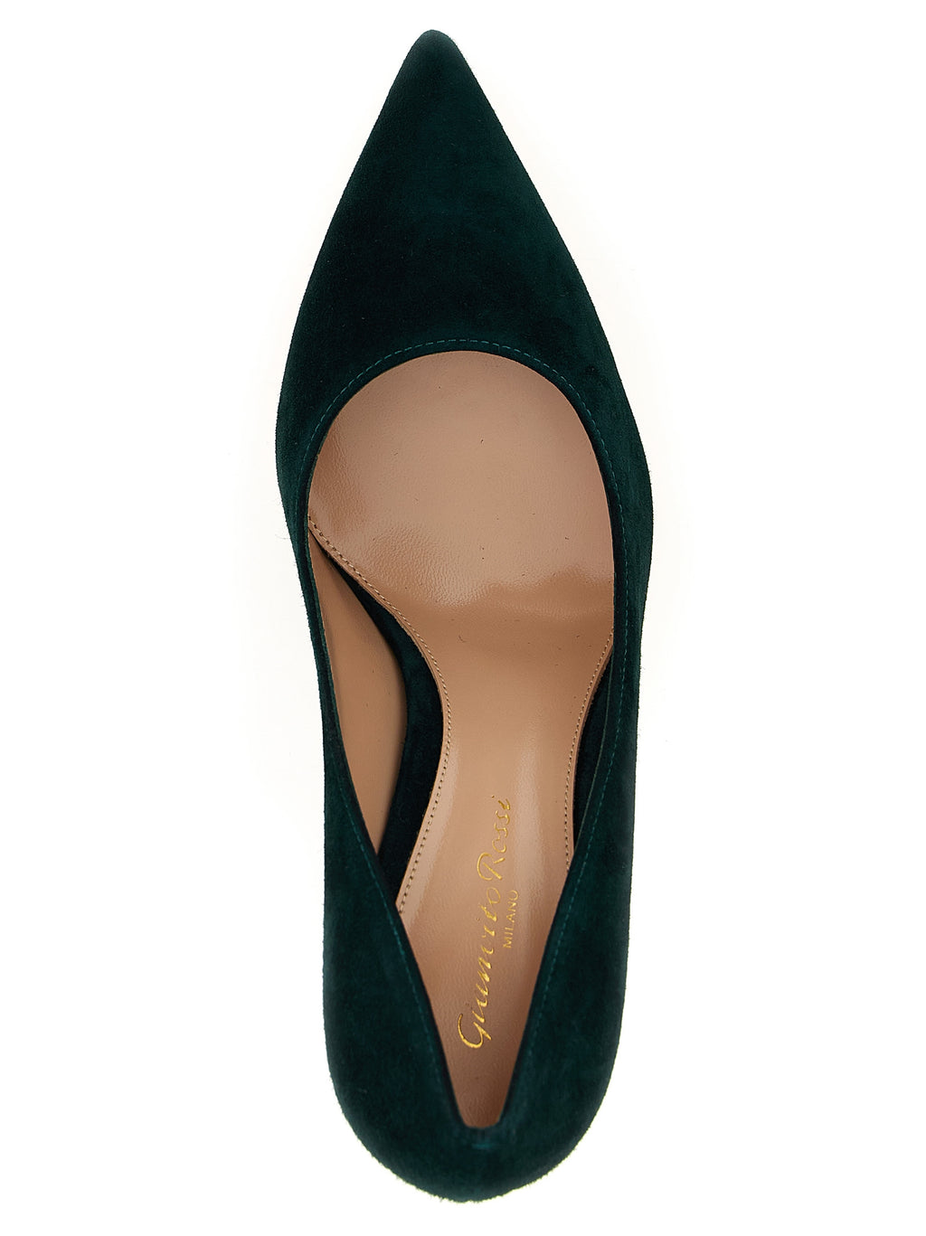 Gianvito Rossi Bicolor Suede Leather High Heel Pumps