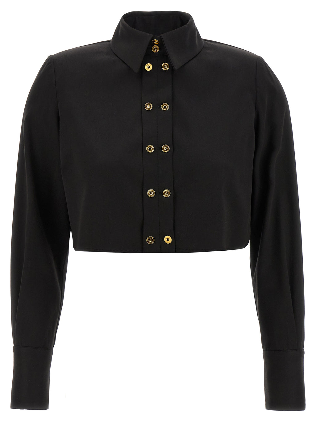 Elisabetta Franchi Black Lycra Blouse
