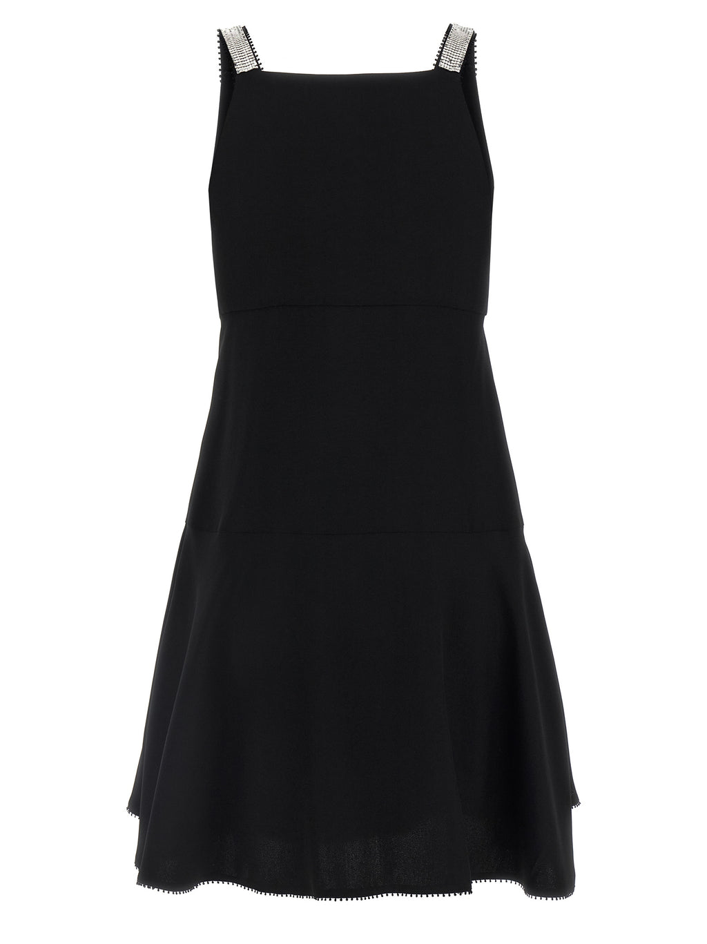 Giovanni Bedin Black Viscose Short Dress