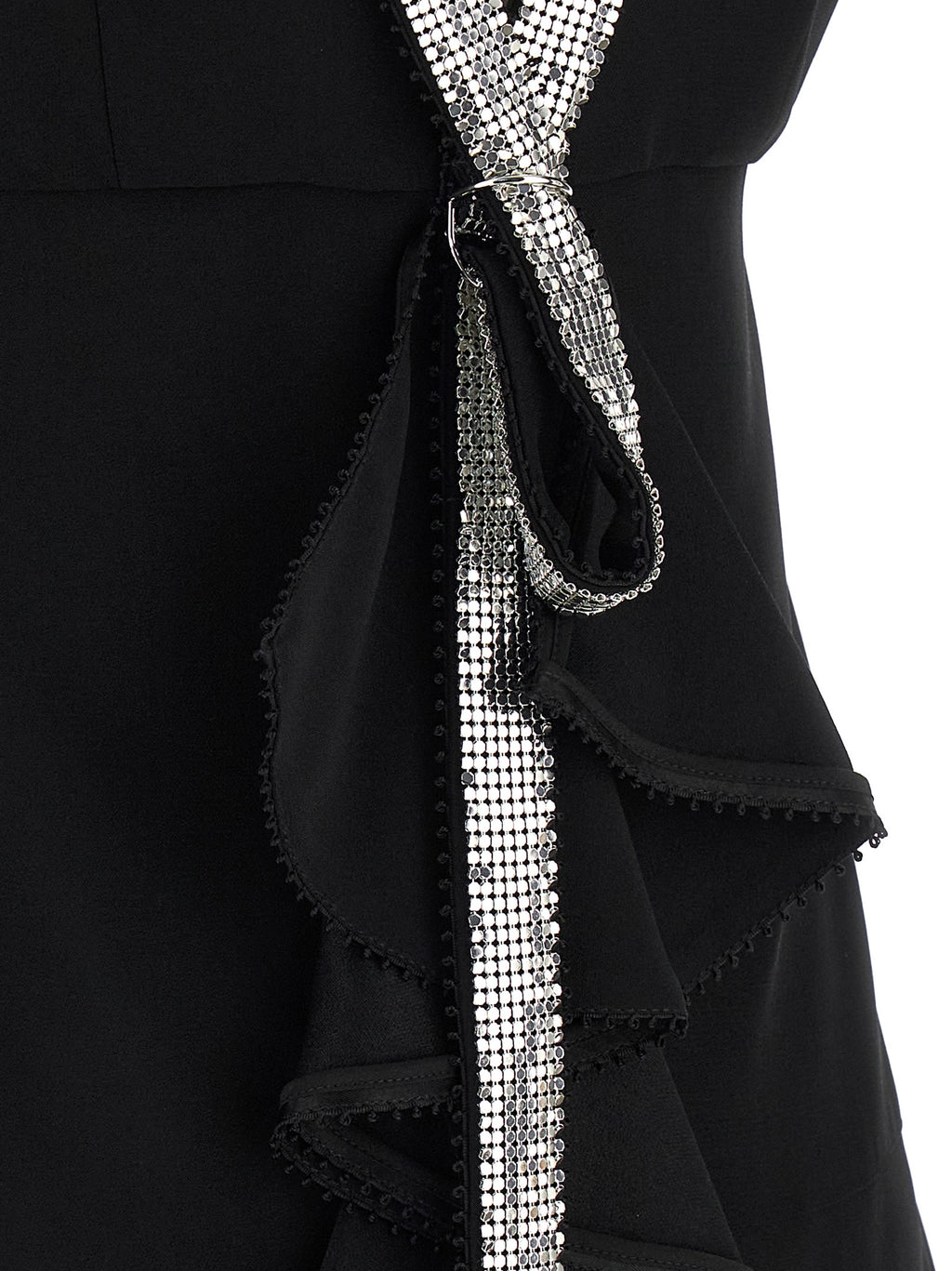 Giovanni Bedin Black Viscose Short Dress