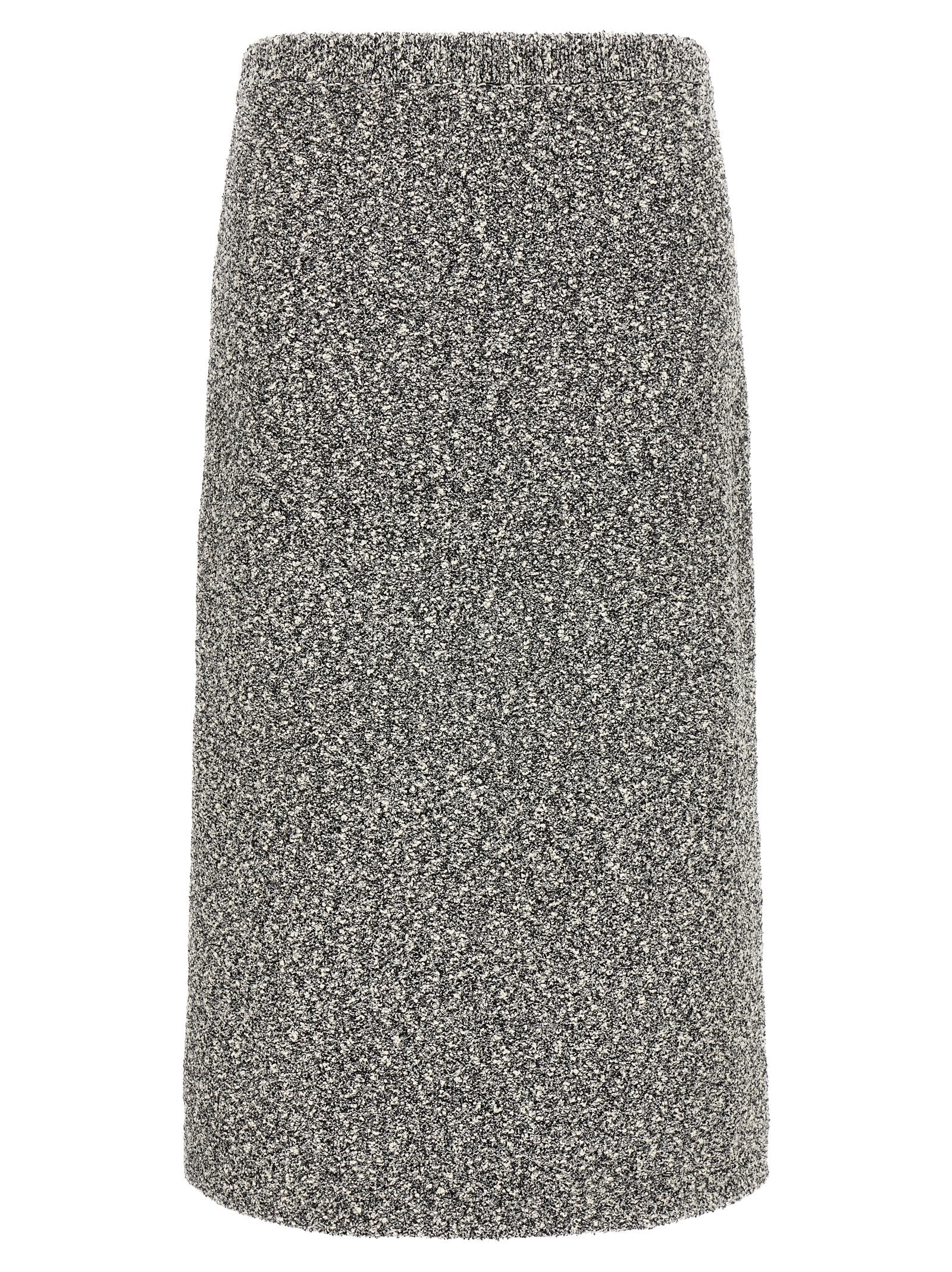 Tory Burch Black Polyamide Midi Skirt