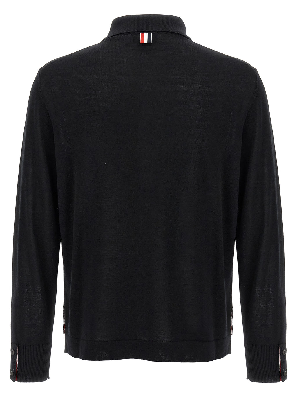 Thom Browne Black Virgin Wool Cardigan