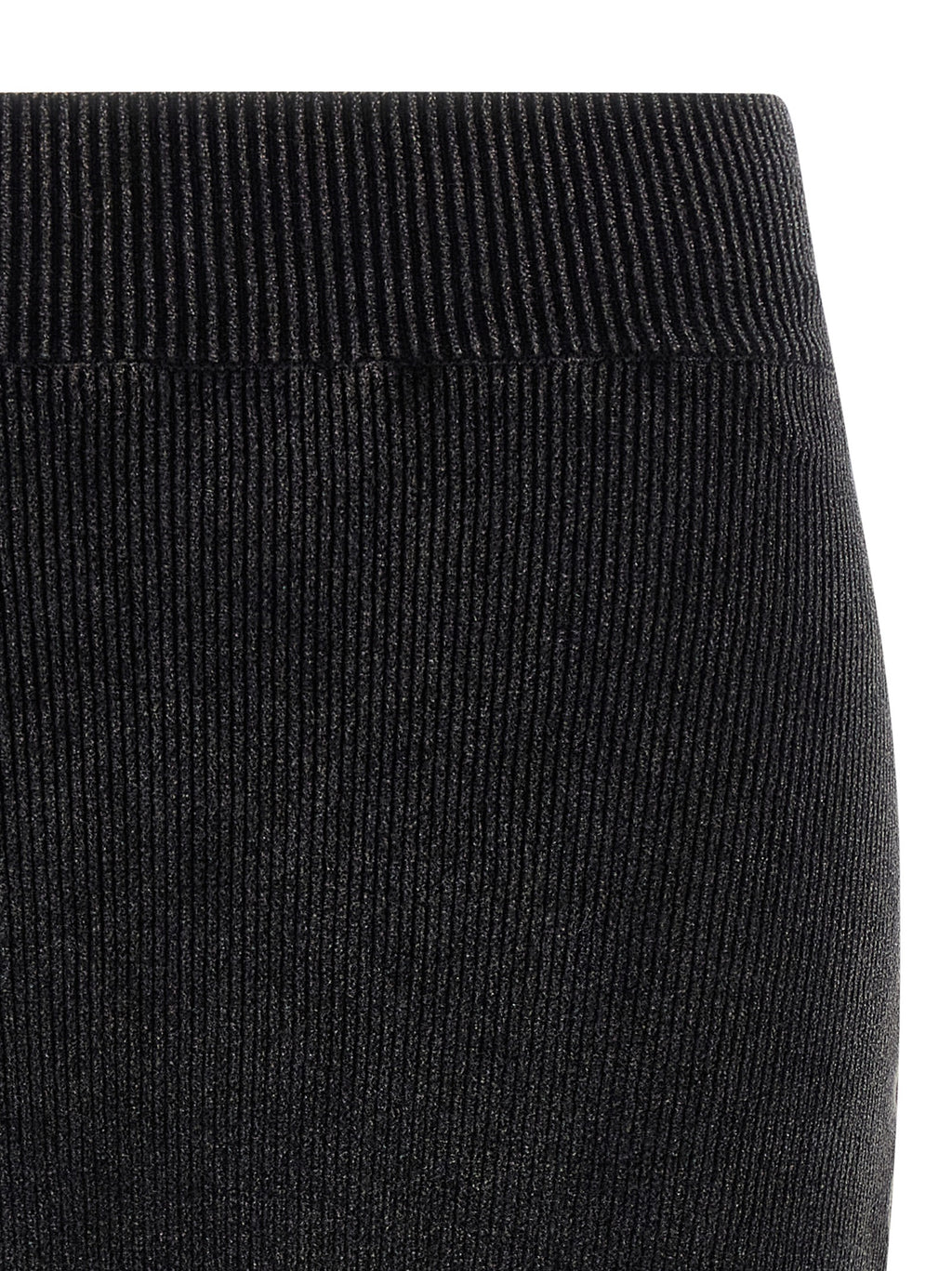 Alexander Wang Black Cotton Long Skirt