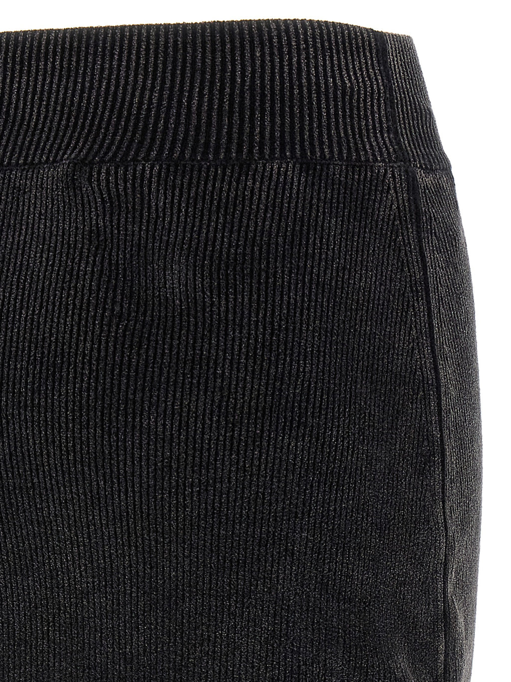 Alexander Wang Black Cotton Long Skirt