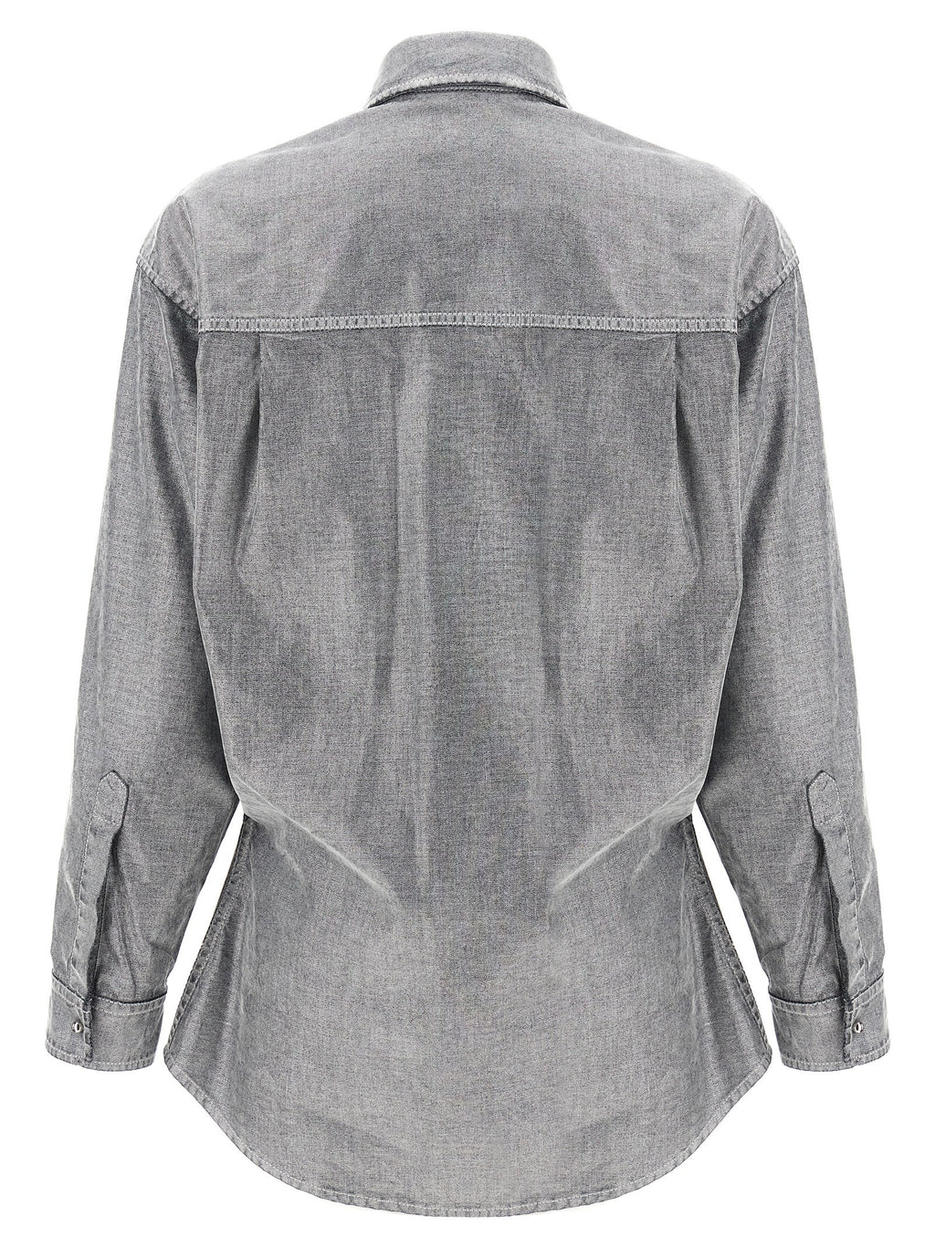 Darkpark Silver Cotton Blouse