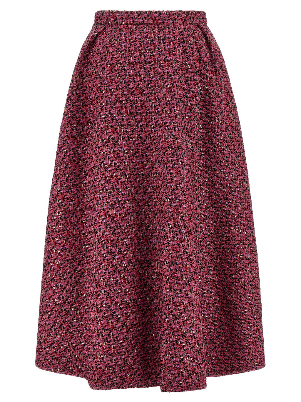 Alessandra Rich Multicolor Polyamide Midi Skirt