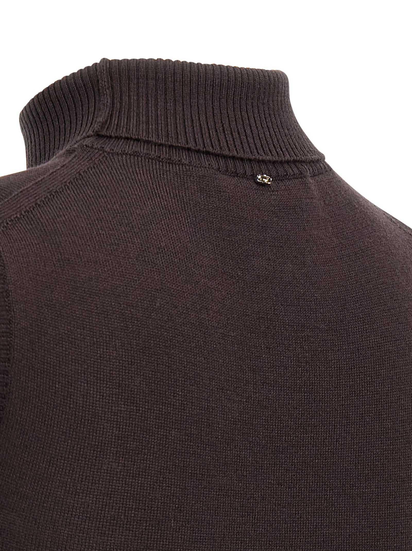 Sportmax Brown Virgin Wool Cardigan