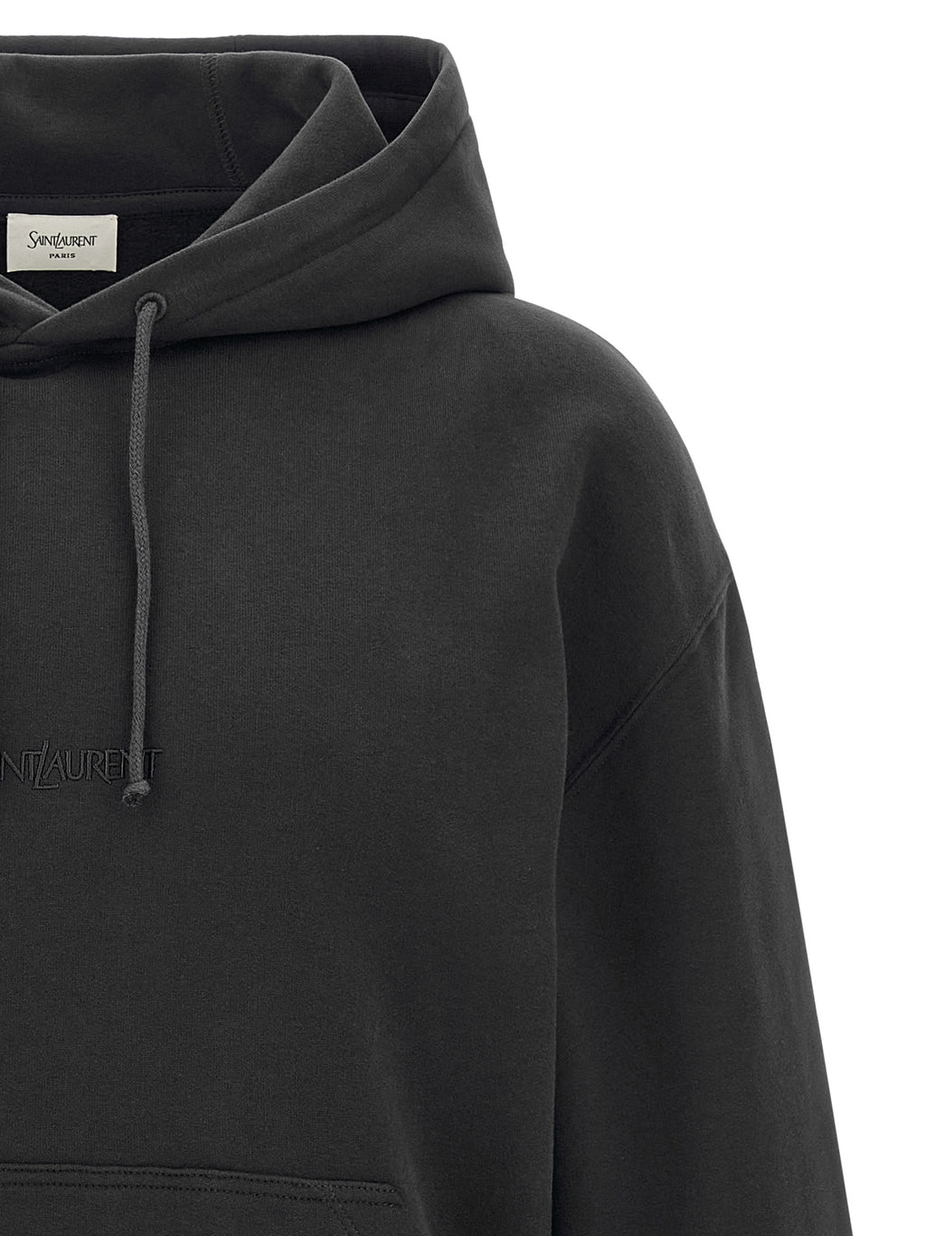 Saint Laurent Gray Cotton Sweatshirt