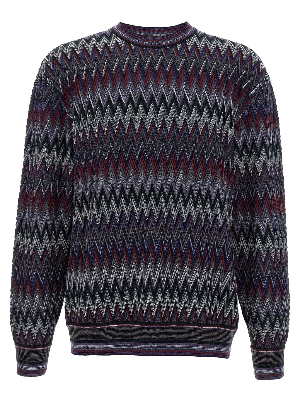 Missoni Blue Wool Cardigan