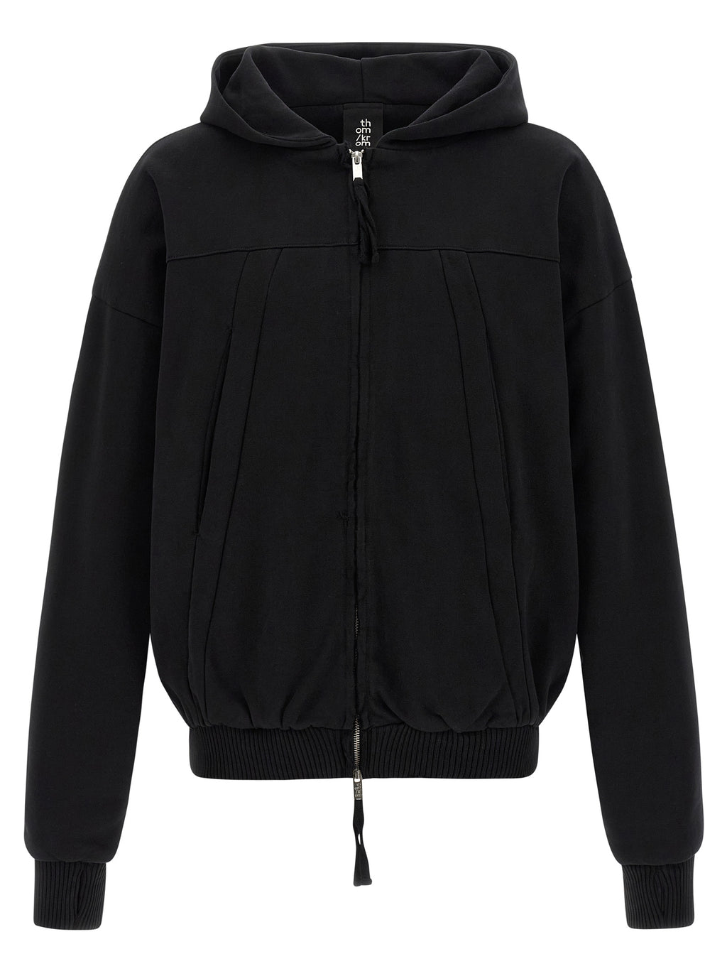 Thom Krom Black Cotton Sweatshirt