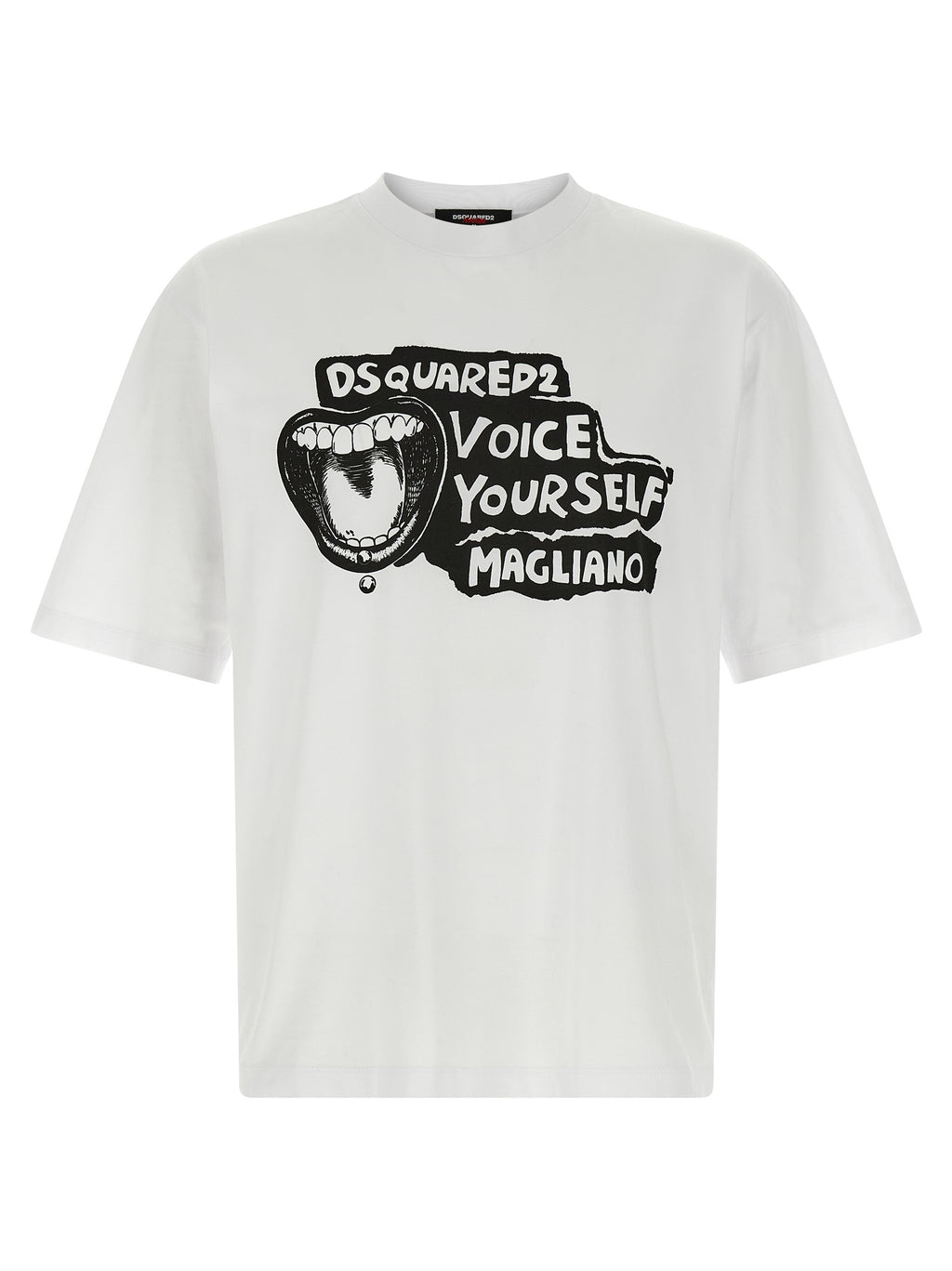 Dsquared² Bicolor Cotton T-Shirt