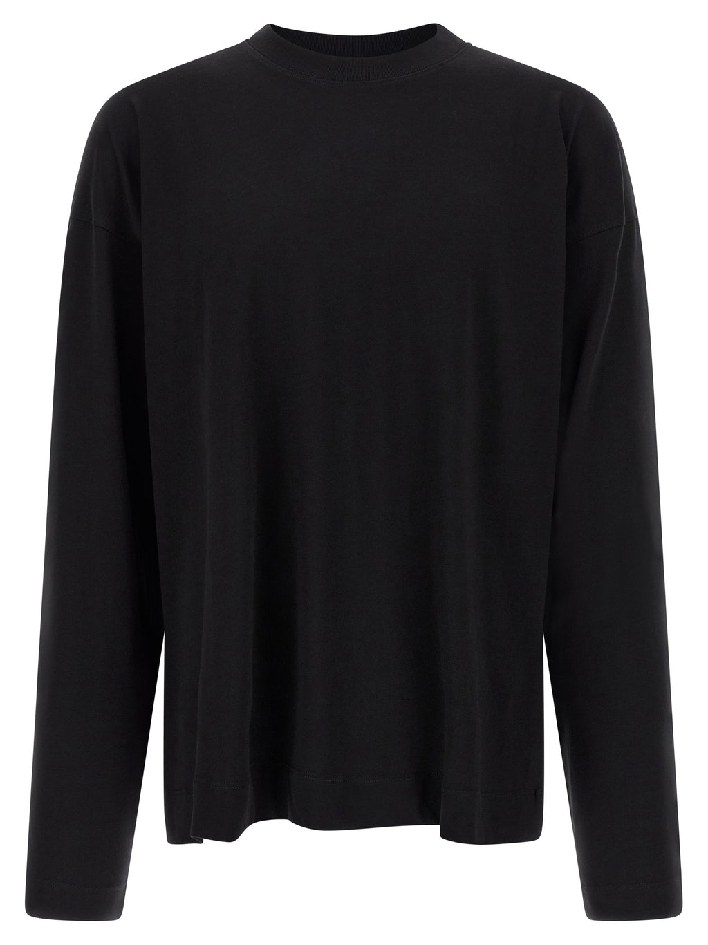Dries Van Noten Black Cotton T-Shirt