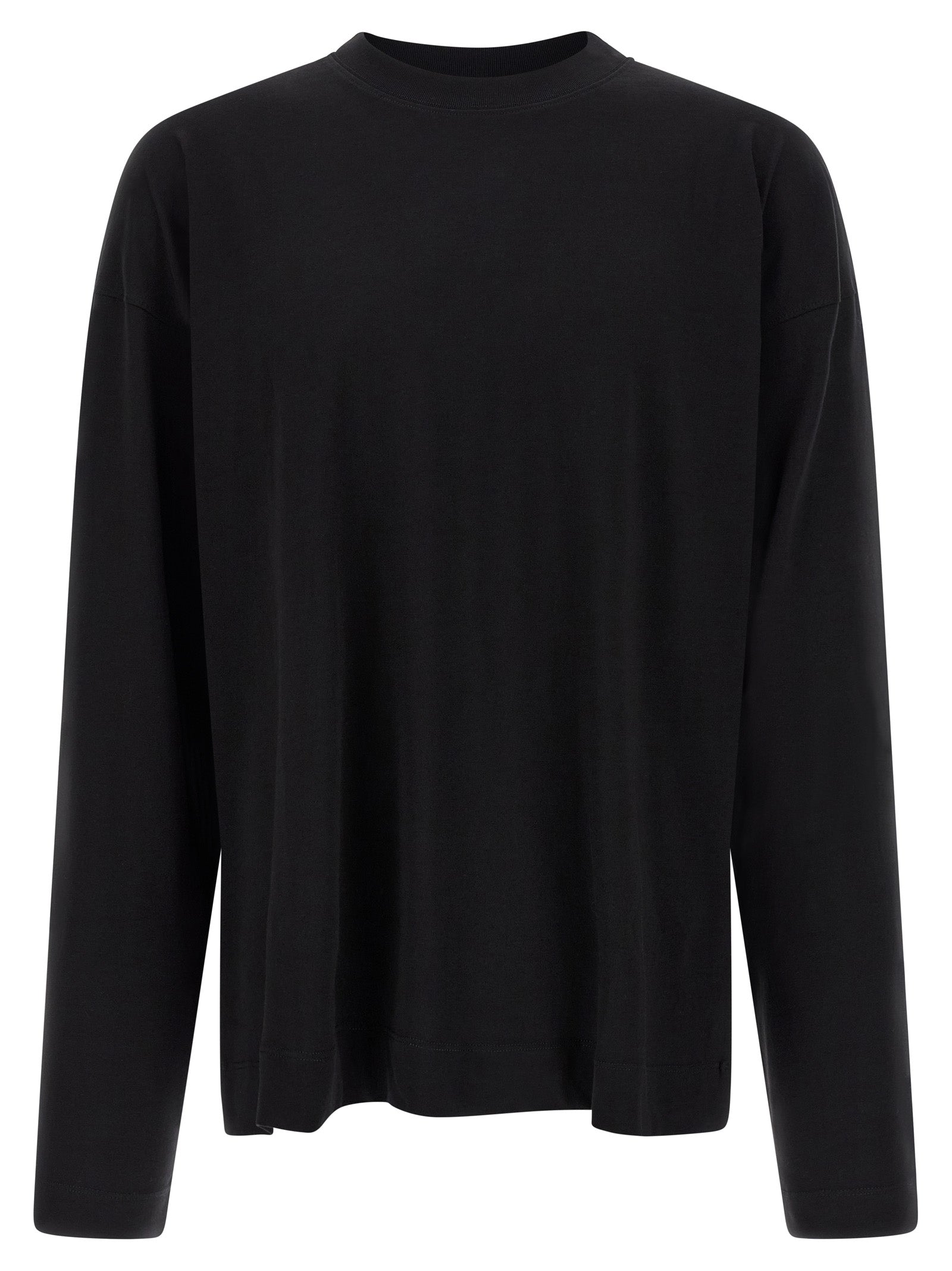 Dries Van Noten Black Cotton T-Shirt