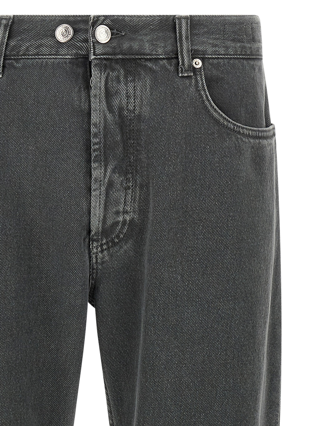 Department 5 Gray Cotton Cropped Jeans