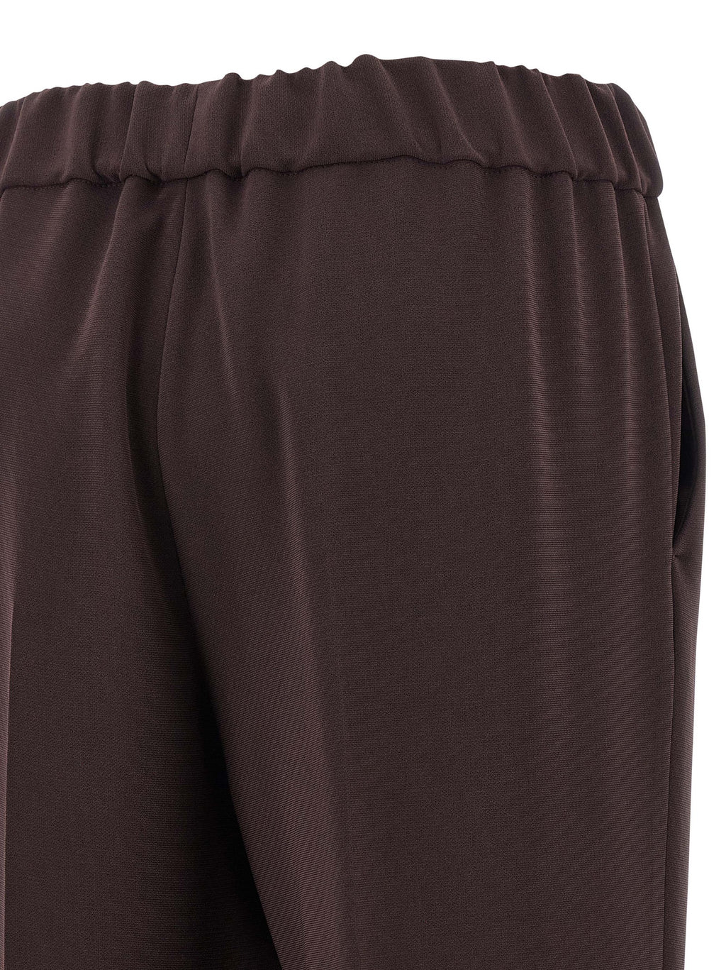 Alberto Biani Brown Triacetate Casual Pants