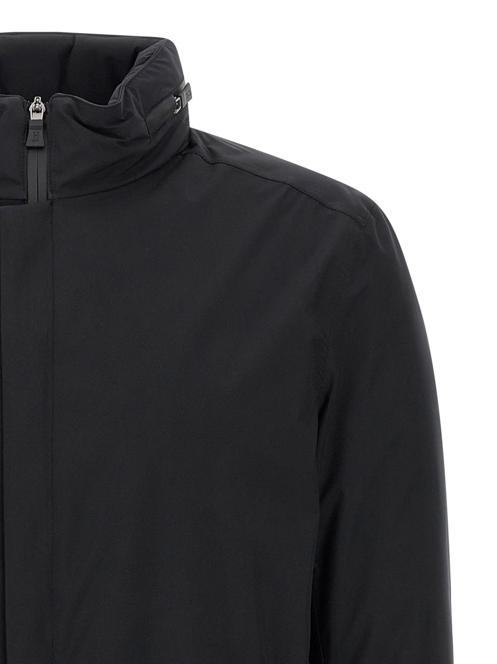Herno Black Polyester Parka