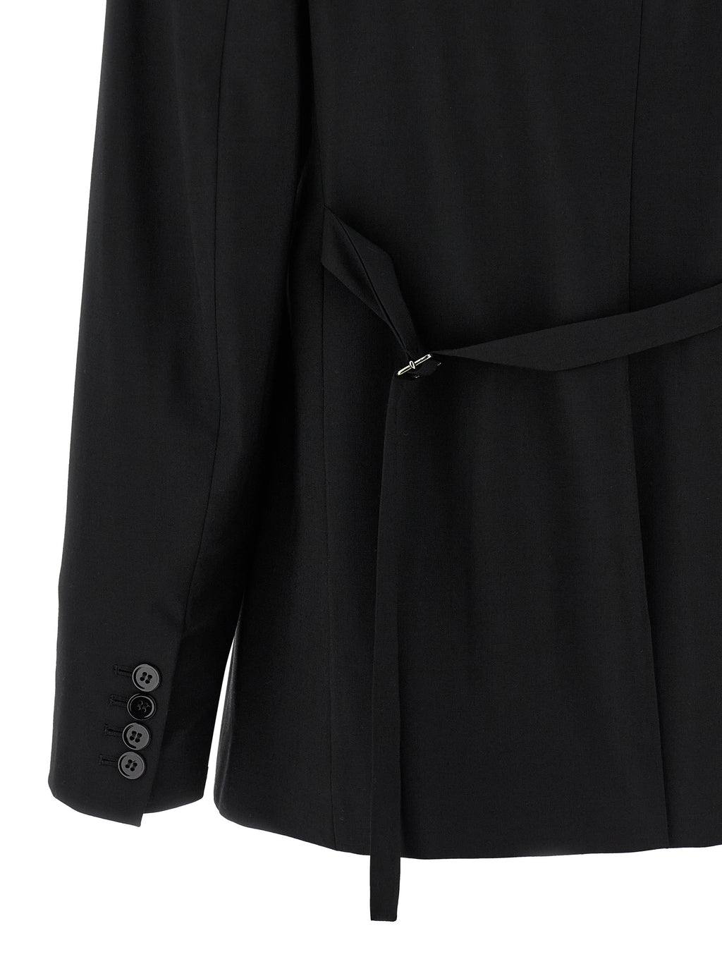 Nensi Dojaka Black Virgin Wool Blazer