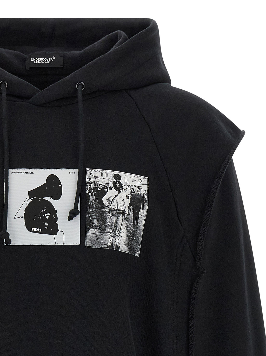 Undercover Black Cotton Sweatshirt